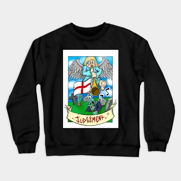 Judgement tarot card Crewneck Sweatshirt by Brownlazer